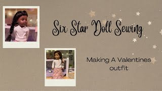 Sew with me Making a Valentine’s Day outfit Skirt and shirt [upl. by Malissia]