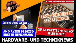 AMD Ryzen 9800X3D  Krassester CPU Launch aller Zeiten  Playstation 5 Pro nicht ausverkauft [upl. by Libbi21]