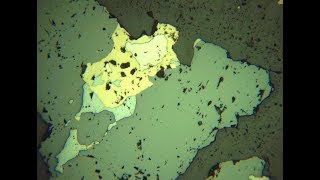 Sphalerite  ore microscope  Geology [upl. by Aieken]