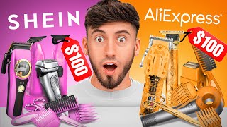 100 Shein vs 100 Ali Express Barber Kit [upl. by Odarbil]