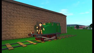 BUILDING A STEAM TRAIN IN BLOXBURG [upl. by Innej640]