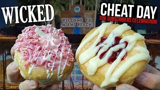 70K Subscribers Wicked Cheat Day 33 in South Beach Miami [upl. by Lynsey914]