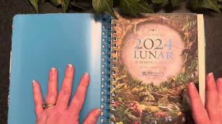 2024 Lunar and Seasonal diary by Stacey DeMarco flip through flipthrough [upl. by Knudson]