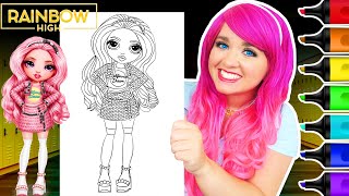 Coloring Rainbow High Bella Parker [upl. by Jak]