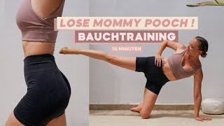 10 MIN Mommy Tummy Workout 🤱 Flacheren Bauch nach der Geburt [upl. by Mllly]