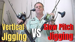 Slow Pitch Jigging VS Vertical Jigging  Saltwater jigging Basics amp Tactics [upl. by Romito]