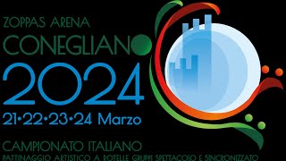 Sabato 23 Marzo 2024 Campionato Italiano di pattinaggio spettacolo e sincronizzato FISR Conegliano [upl. by Silisav]