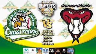 CIMARRONES vs DIAMONDBACKS preinfantil LIGA IMSS MEXICALI SEMIFINALES [upl. by Irok807]