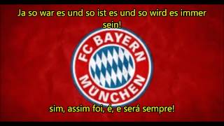 Hino do Bayern de Munique com legenda e tradução [upl. by Navlys]