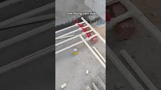 Tank fittings cpvc pipesplumbingpipes viralvideo construction plumbingservices [upl. by Anyar255]