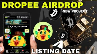 DROPEE AIRDROP POSTINGAN TERBARU TERKAIT TOKEN [upl. by Ahsinrev]