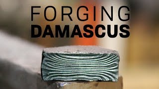 Forging Damascus Steel [upl. by Dina737]