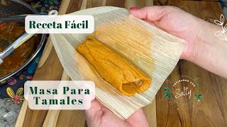 Masa Para Tamales  Facil y Rapida [upl. by Aramak]