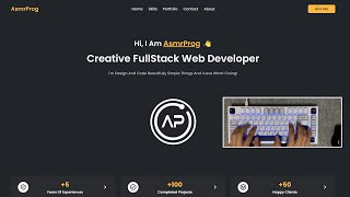 ASMR Programming  Portfolio Website Html CSS Only  No Talking [upl. by Amedeo212]