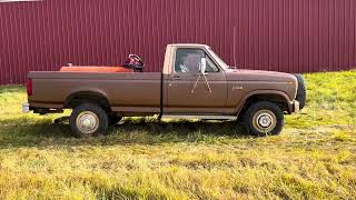 Ford F250 Truck 4x4 V8  Glen amp Darlene Glessman Auction April 111425 Parsons Auctions [upl. by Alyhc]