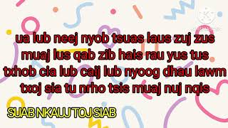 NKAUJ NTSEEG TXIJ NKAWM SIB HLUB karaoke 2024 [upl. by Davena]