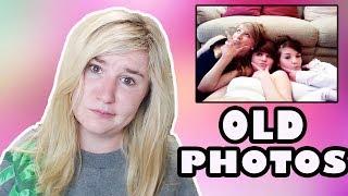 REACTING TO OLD EMBARRASSING PHOTOS Kelly and Carly Vlogs  Little Kelly [upl. by Yelyah]