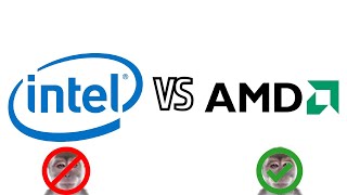 intel vs AMD ¿CUÁL ES MEJOR [upl. by Inalak]