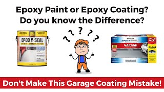 Epoxy Paint vs Epoxy Coating Do you know the difference  Dont Make This Mistake [upl. by Elleoj]