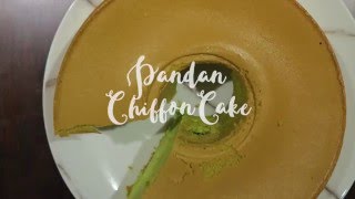 How to Make a Pandan Chiffon Cake  Recipe [upl. by Cirdahc]