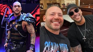 Damian Priest reacts after running into former AEW star at a recent event  wwe news [upl. by Anrym]