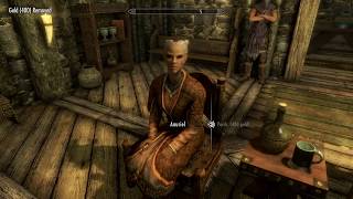 SkyrimGetting Honeyside in Riften Before and After [upl. by Revkah]