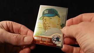 S03  E20 ⚾ Mickey Mantle ⚾ 1996 Topps Reprint 1953 Topps peeling sportscards cards yankees mlb [upl. by Lucchesi]