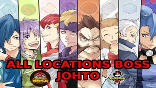 ALL BOSS LOCATIONS JOHTO  Pokemon Revolution Online Boss walkthrough  PROVNN  By HENKY [upl. by Singleton]