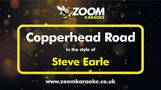 Steve Earle  Copperhead Road  Karaoke Version from Zoom Karaoke [upl. by Fredrick164]