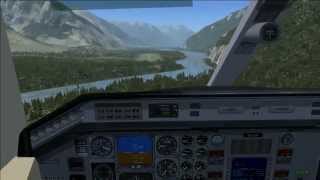 Landing at Bella Coola E120 FSX [upl. by Drandell202]