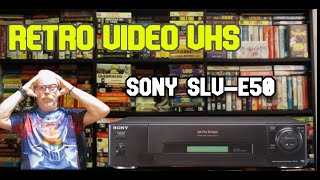 Retro Video  Sony VHS SLV E50 [upl. by Daphie943]