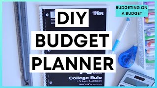 DIY Budget Planner Using a Notebook [upl. by Ewart]