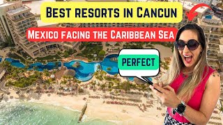 Best resorts in Cancun Mexico facing the Caribbean Sea  PERFECT [upl. by Simon718]