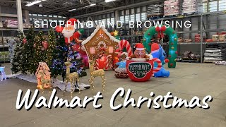 WALMART CHRISTMAS INFLATABLES TREES amp LIGHTS  WALMART SHOP WITH ME  WALMART CHRISTMAS 2024 [upl. by Enyawud]