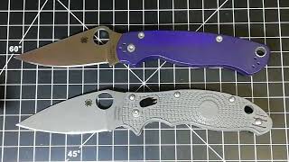 Spyderco PM2 vs Manix2 S110V vs Maxamet [upl. by Keli]