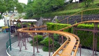 Peek A Boo Town Roller Coaster POV Hirakata Park Japan [upl. by Terzas]