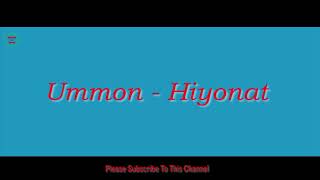 Ummon  Hiyonat 1 Hour [upl. by Trauts247]