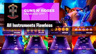 quotParadise Cityquot  Guns N Roses  Expert All Instruments Flawless  Fortnite Festival [upl. by Izawa48]