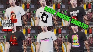 GTA Online Rare Movie TShirts Unlocks [upl. by Ifill]