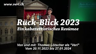 Veri  RückBlick 2023  Trailer [upl. by Ecydnak960]