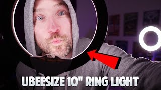 Ubeesize 10quot Ring Light  The BEST Affordable Ring Light [upl. by Fritz]