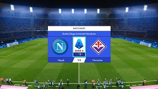 Napoli vs Fiorentina  Stadio Diego Armando Maradona  202324 Serie A  PES 2021 [upl. by Durante]