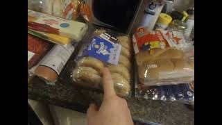 my food haul ballpark hot dogs and begals spring [upl. by Lola]