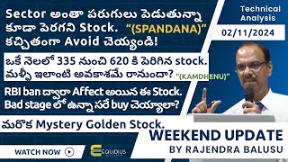 Weekend update by Rajendra Balusu  Four stocks review  Technical analysis [upl. by Ihcego]