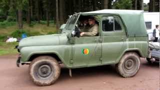 DDR oldtimer military car show near Eisfeld Germany [upl. by Ilak204]