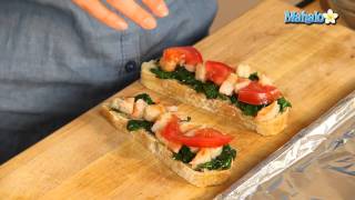 How to Make an OpenFaced Shrimp Grilled Cheese Sandwich [upl. by Skiba200]