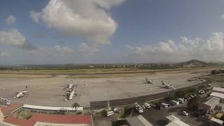 V C BIRD International Airport TIMELAPSE ANTIGUA [upl. by Ahtimat]