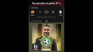 No penalty for Jorginho 👻 jorginho italy spain football euros shorts [upl. by Michaela]