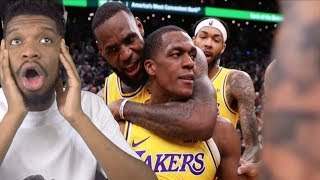 RONDO GETS HIS REVENGE LAKERS vs CELTICS HIGHLIGHTS [upl. by Sky]