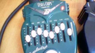 Danelectro fishampchips EQ test [upl. by Annairdna36]